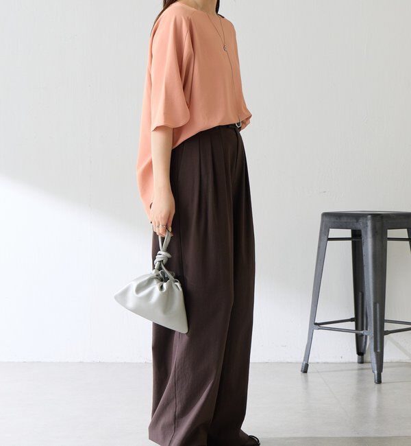  「【人気シリーズ/高機能】ジャージスクエアブラウス/セットアップ」|シャツ・ブラウス|