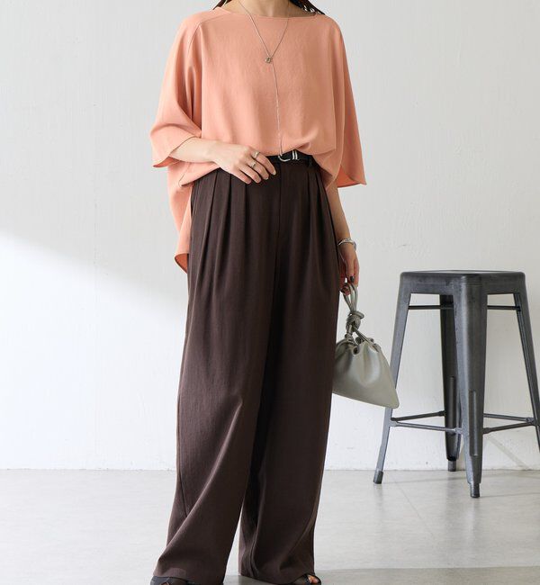  「【人気シリーズ/高機能】ジャージスクエアブラウス/セットアップ」|シャツ・ブラウス|