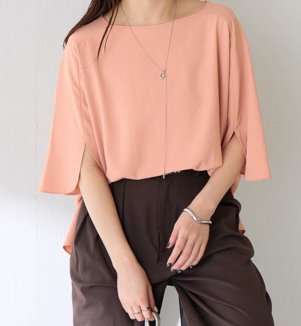  「【人気シリーズ/高機能】ジャージスクエアブラウス/セットアップ」|シャツ・ブラウス|