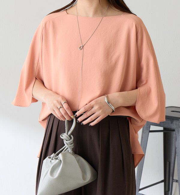  「【人気シリーズ/高機能】ジャージスクエアブラウス/セットアップ」|シャツ・ブラウス|