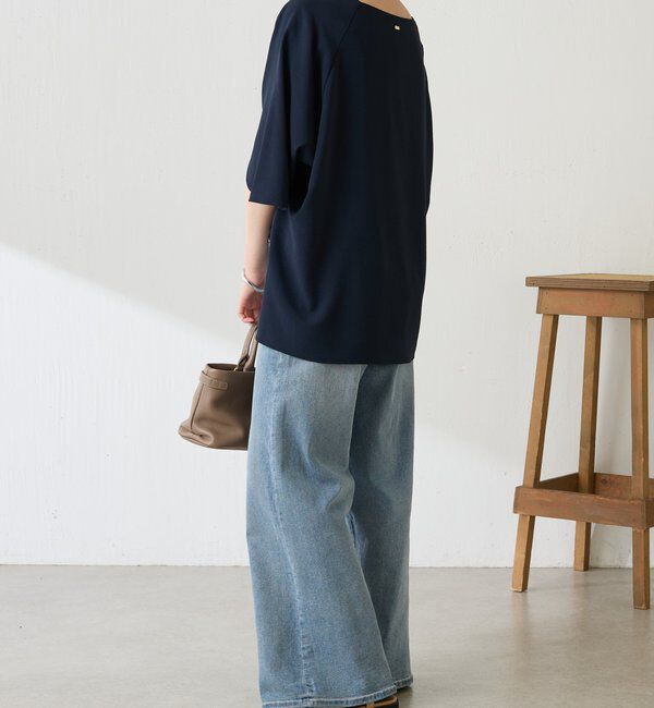  「【人気シリーズ/高機能】ジャージスクエアブラウス/セットアップ」|シャツ・ブラウス|