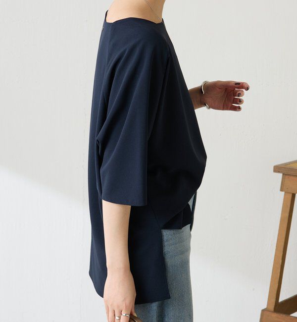  「【人気シリーズ/高機能】ジャージスクエアブラウス/セットアップ」|シャツ・ブラウス|