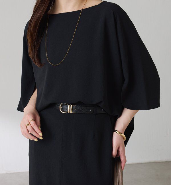  「【人気シリーズ/高機能】ジャージスクエアブラウス/セットアップ」|シャツ・ブラウス|