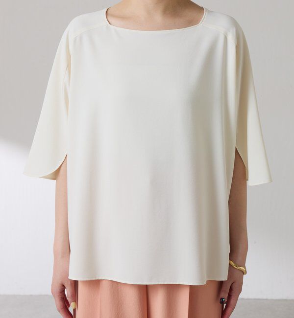  「【人気シリーズ/高機能】ジャージスクエアブラウス/セットアップ」|シャツ・ブラウス|