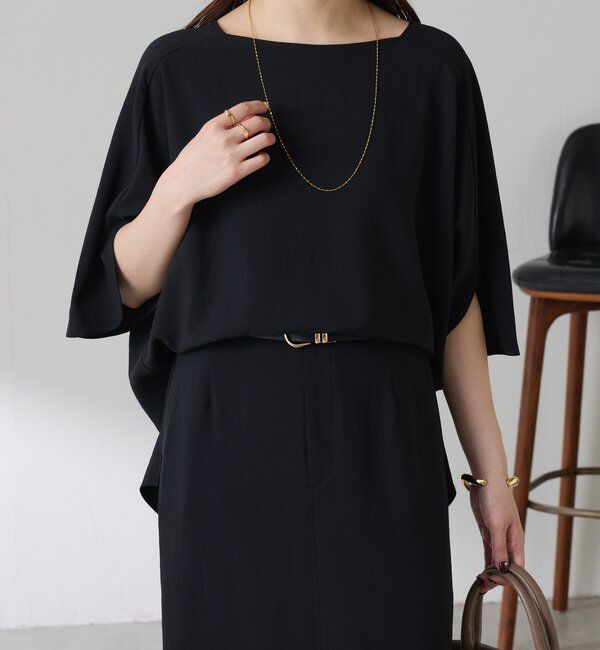  「【人気シリーズ/高機能】ジャージスクエアブラウス/セットアップ」|シャツ・ブラウス|