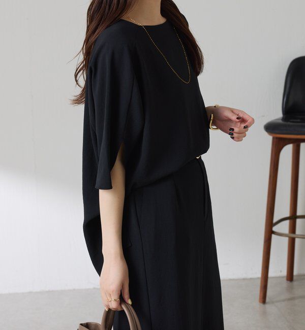  「【人気シリーズ/高機能】ジャージスクエアブラウス/セットアップ」|シャツ・ブラウス|