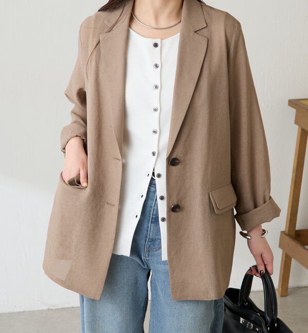  「【軽量/冷房対策】ダブルポケットシアージャケット」|ベスト・ジレ|