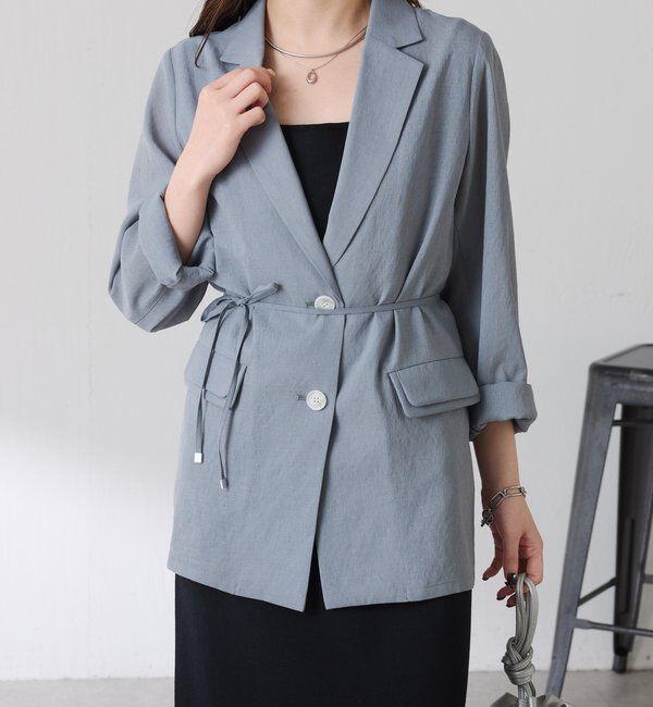  「【軽量/冷房対策】ダブルポケットシアージャケット」|ベスト・ジレ|