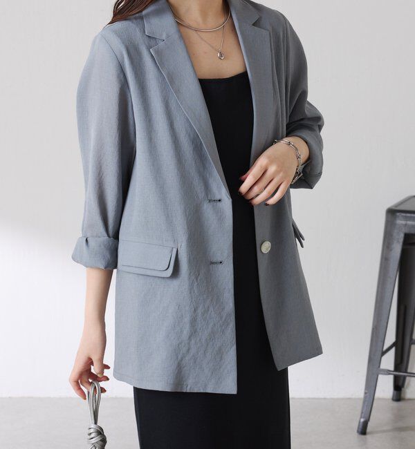  「【軽量/冷房対策】ダブルポケットシアージャケット」|ベスト・ジレ|