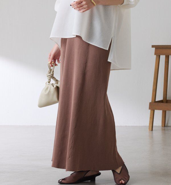  「【接触冷感】ドライコットンマーメイドスカート」|スカート|