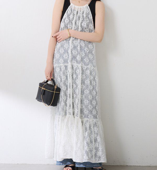  「【レイヤードアイテム】ティアードキャミワンピース」|ワンピース|