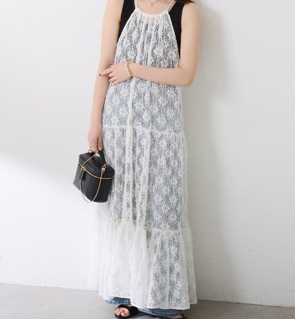  「【レイヤードアイテム】ティアードキャミワンピース」|ワンピース|