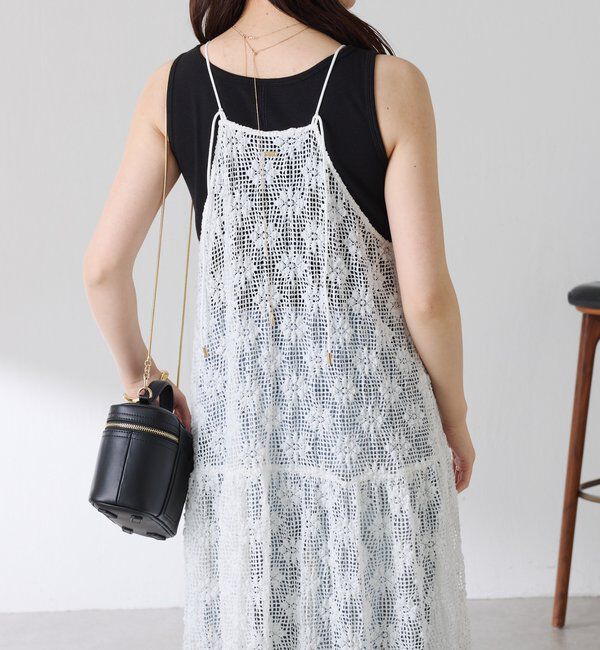  「【レイヤードアイテム】ティアードキャミワンピース」|ワンピース|