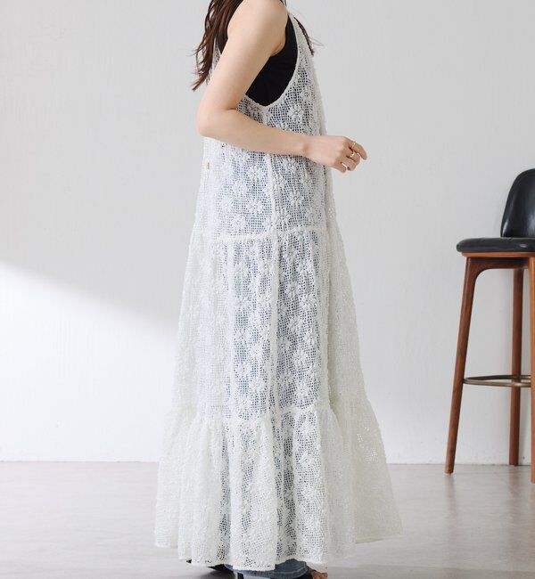  「【レイヤードアイテム】ティアードキャミワンピース」|ワンピース|