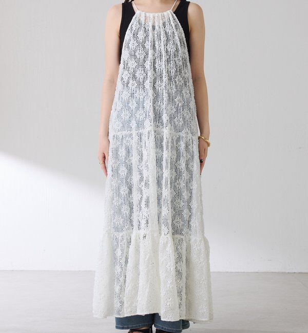  「【レイヤードアイテム】ティアードキャミワンピース」|ワンピース|