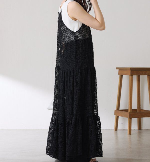  「【レイヤードアイテム】ティアードキャミワンピース」|ワンピース|