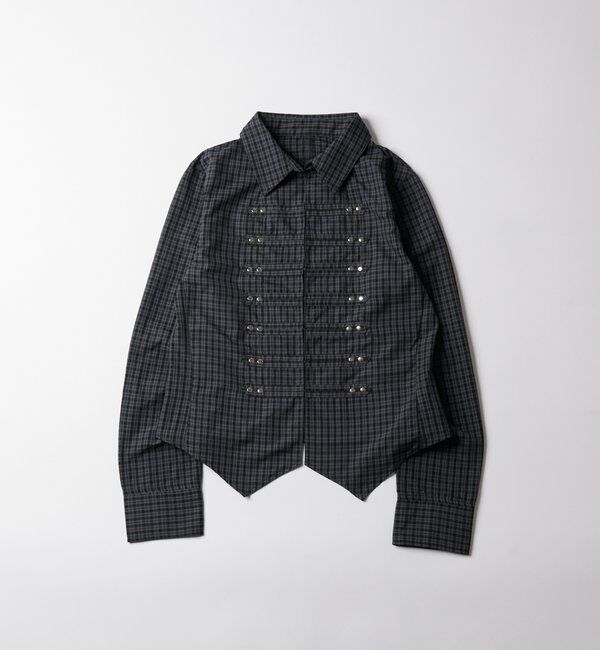  「ナポレオンコンパクトシャツ」|シャツ・ブラウス|ブラック