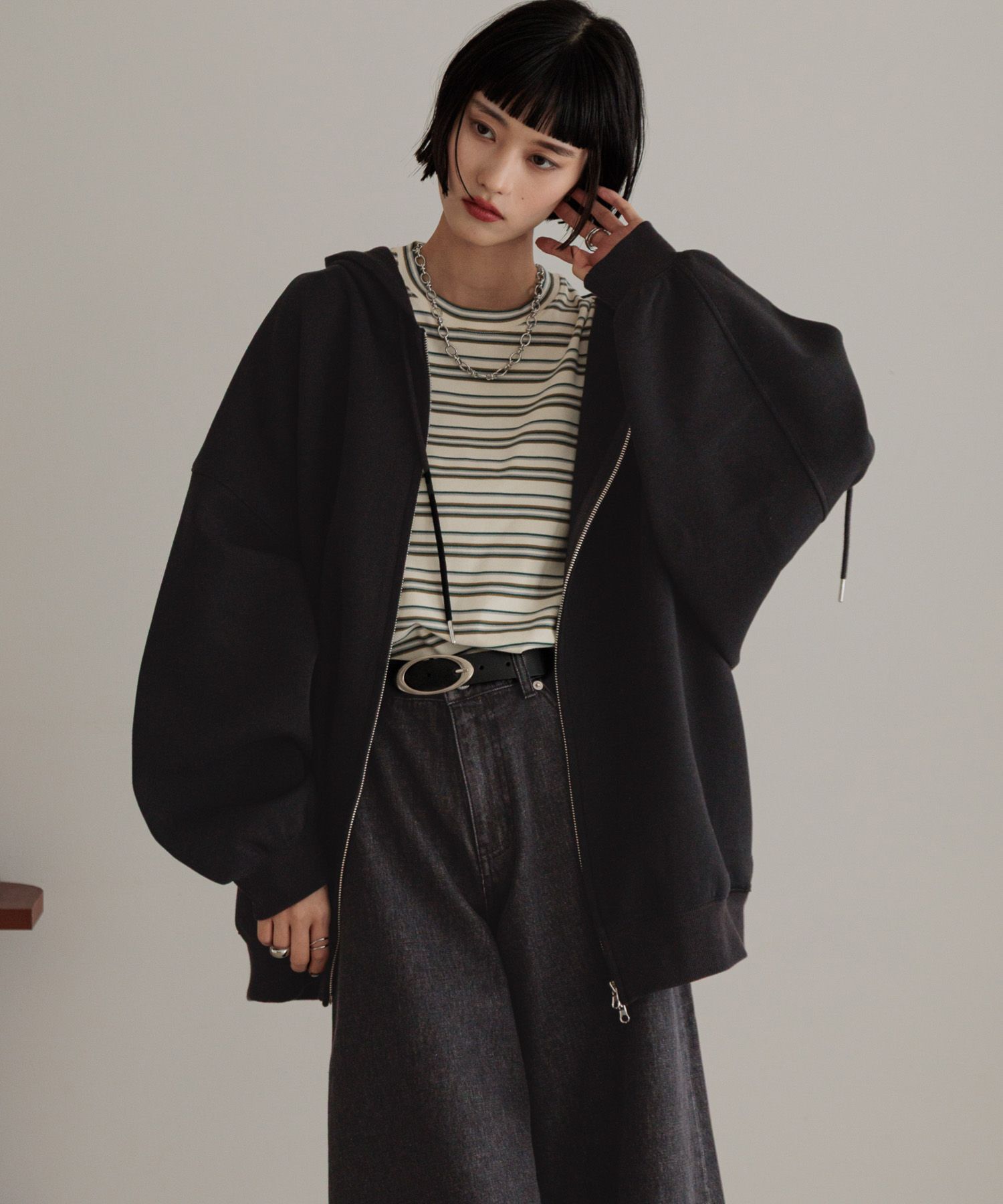 LOWRYS FARM「ＢＩＧＺＩＰフーディ」|Tシャツ・カットソー|