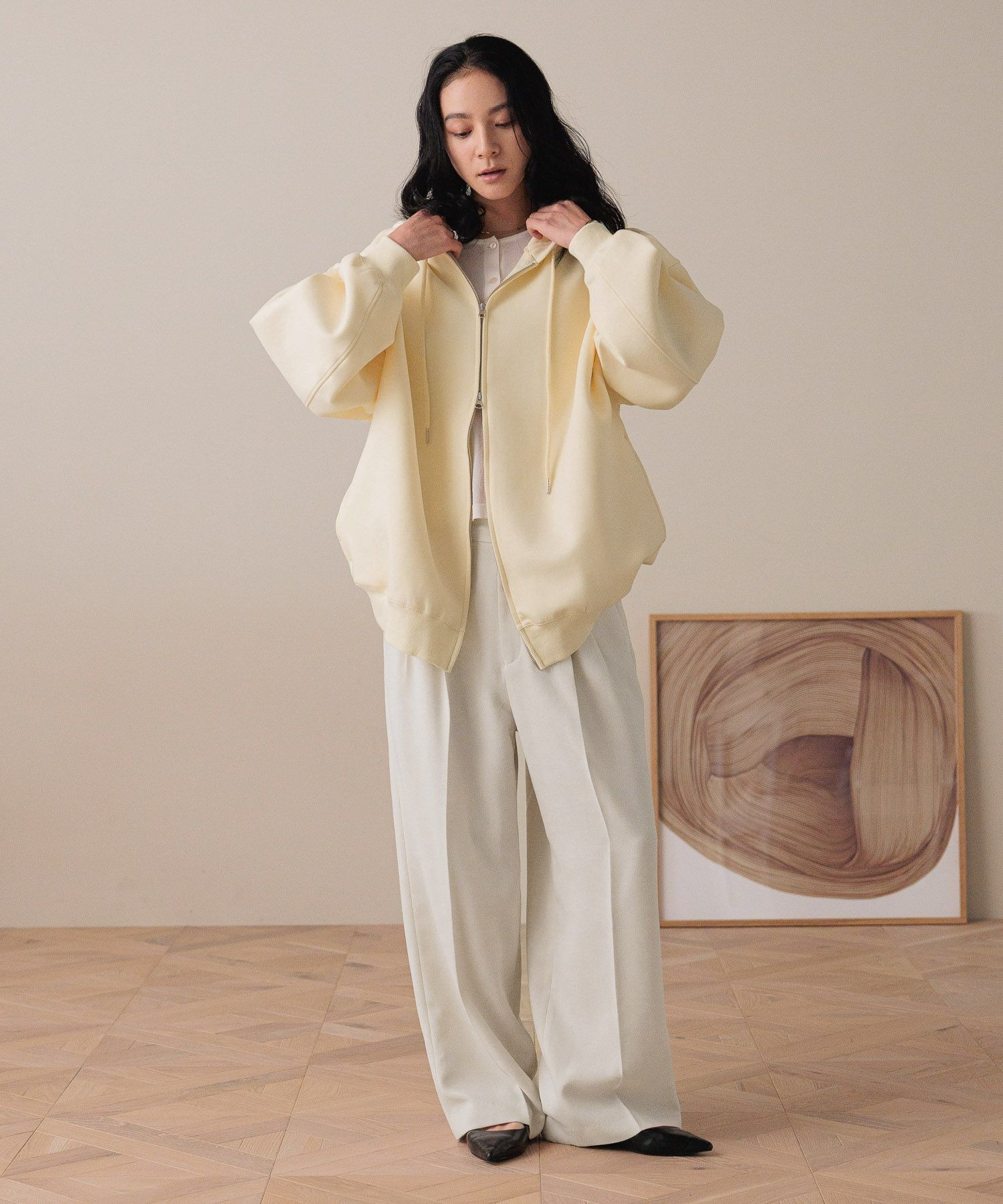 LOWRYS FARM「ＢＩＧＺＩＰフーディ」|Tシャツ・カットソー|