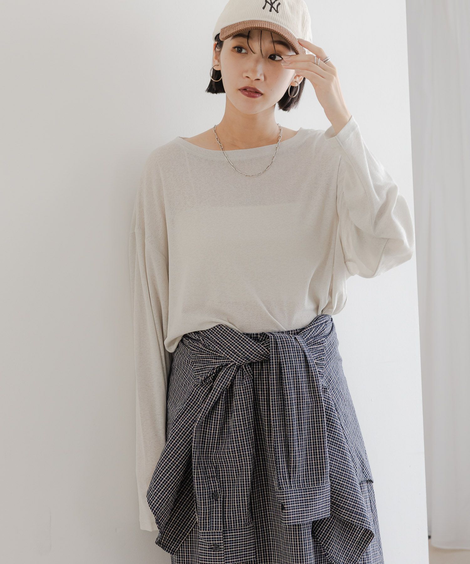 LOWRYS FARM「ＵＳＥＦＵＬシアープルオーバー」|Tシャツ・カットソー|BRN2