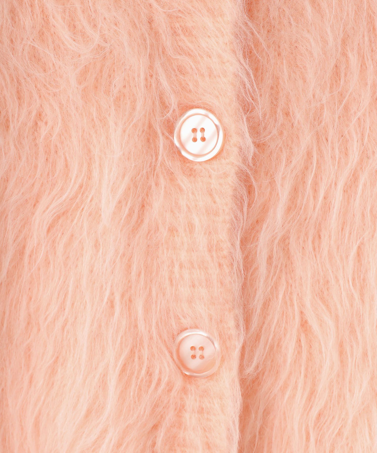 LOWRYS FARM「シャギーロングVカーディガン」|ニット・セーター|