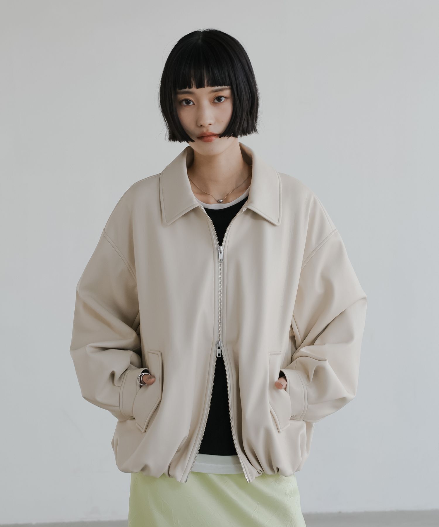 LOWRYS FARM「レザーバルーンブルゾン」|その他|NTL