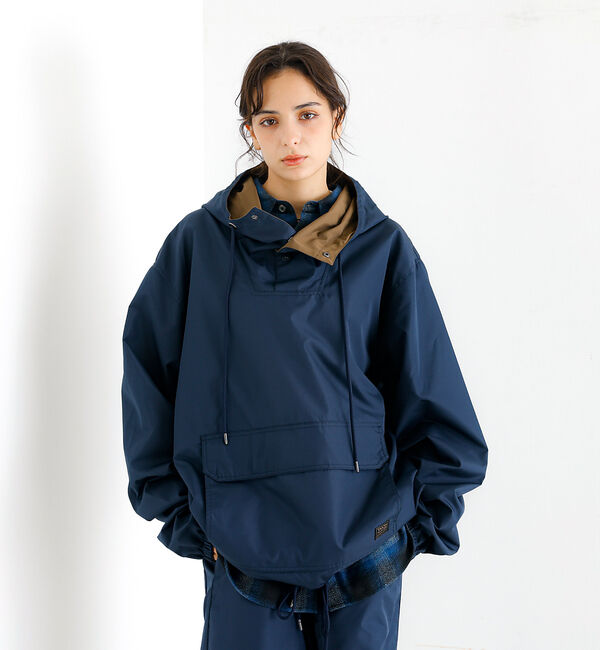 ABAHOUSE「【TAION/タイオン】ミリタリー Ripstop リバーシブル アノラックパー」|ブルゾン・スタジャン|