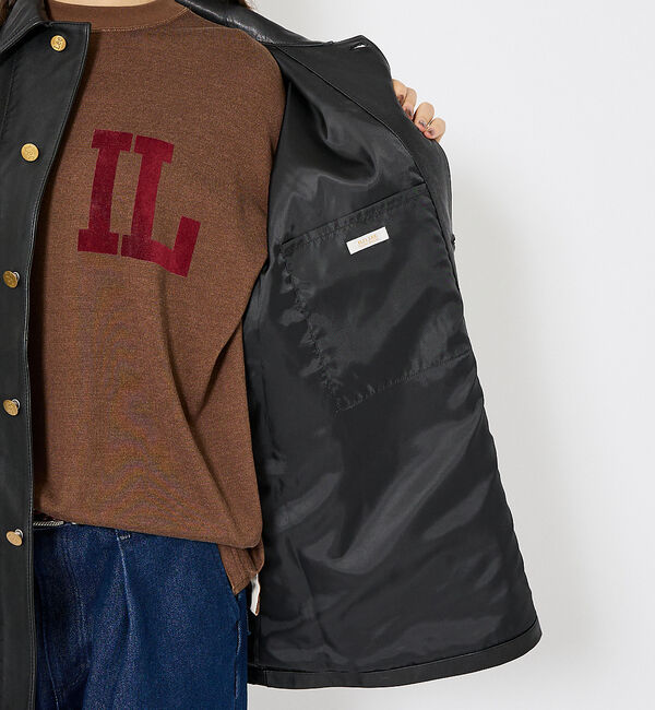 ABAHOUSE「【LEE/リー】LOCO JACKET レザー カバーオール ジャケット / ユ」|その他|