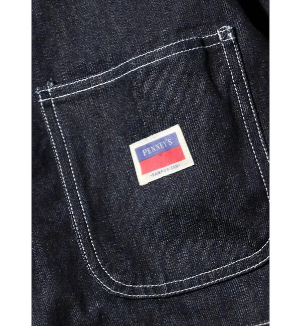 ABAHOUSE「【PENNEY'S 】10oz DENIM ENGINEER SHORT JAC」|ブルゾン・スタジャン|