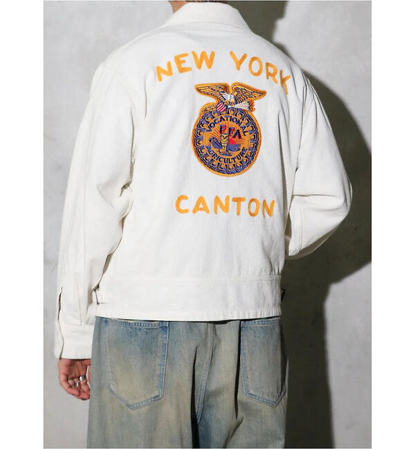 ABAHOUSE「【THRIFTY LOOK 】FFA JACKET NEWYORK CANTON」|ブルゾン・スタジャン|