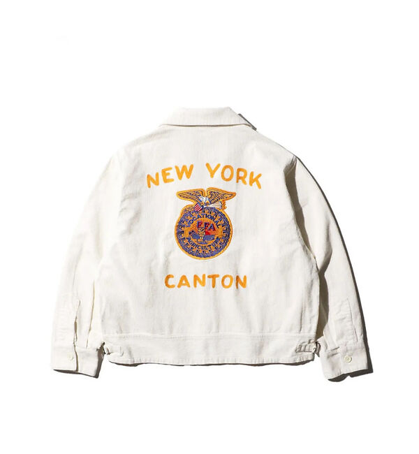 ABAHOUSE「【THRIFTY LOOK 】FFA JACKET NEWYORK CANTON」|ブルゾン・スタジャン|