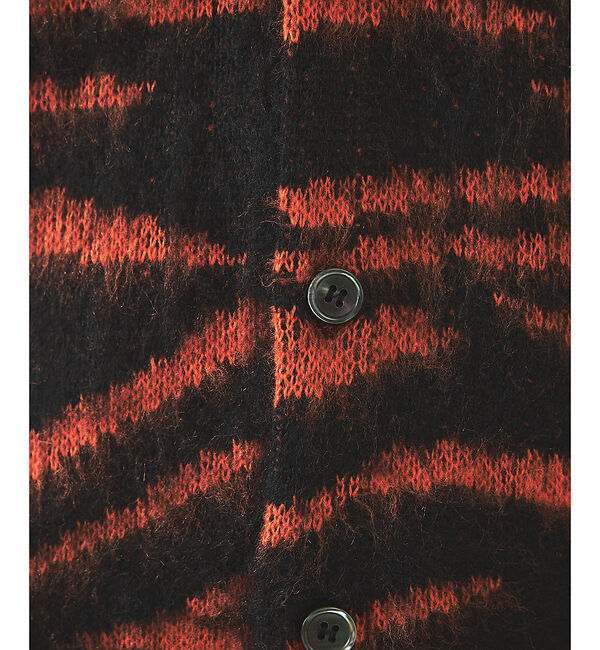 ABAHOUSE「【PENNEYS/ぺニーズ】TIGER PATTERN SHAGGY CARDI」|カーディガン|
