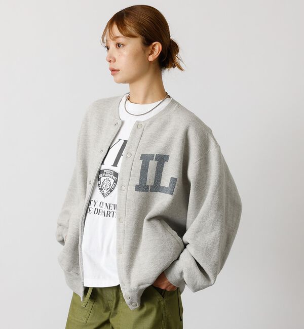 ABAHOUSE「別注【REMI RELIEF / レミレリーフ】ノンストレス起毛裏毛 スタジアム」|カーディガン|