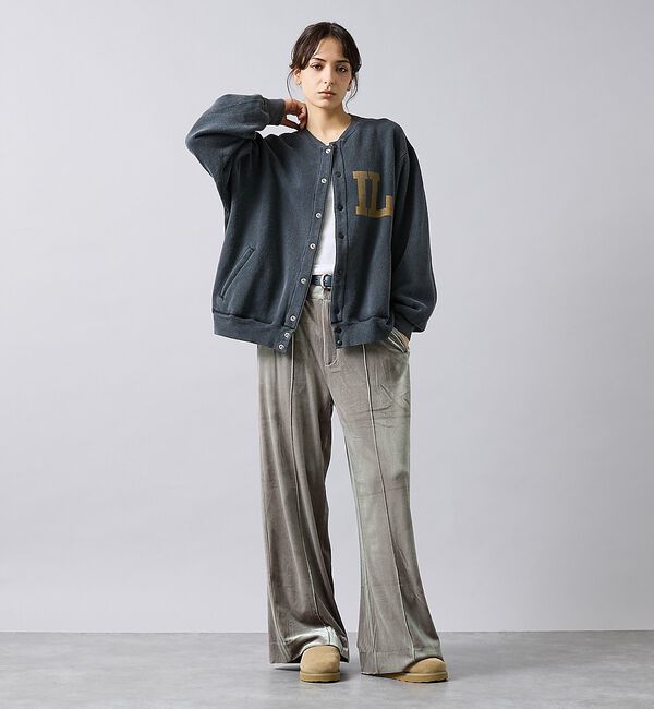 ABAHOUSE「別注【REMI RELIEF / レミレリーフ】ノンストレス起毛裏毛 スタジアム」|カーディガン|