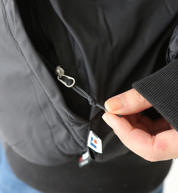 Rouge vif「【RUSSELL ATHLETIC/ラッセル アスレチック】ナイロンパファージッ」|ブルゾン・スタジャン|