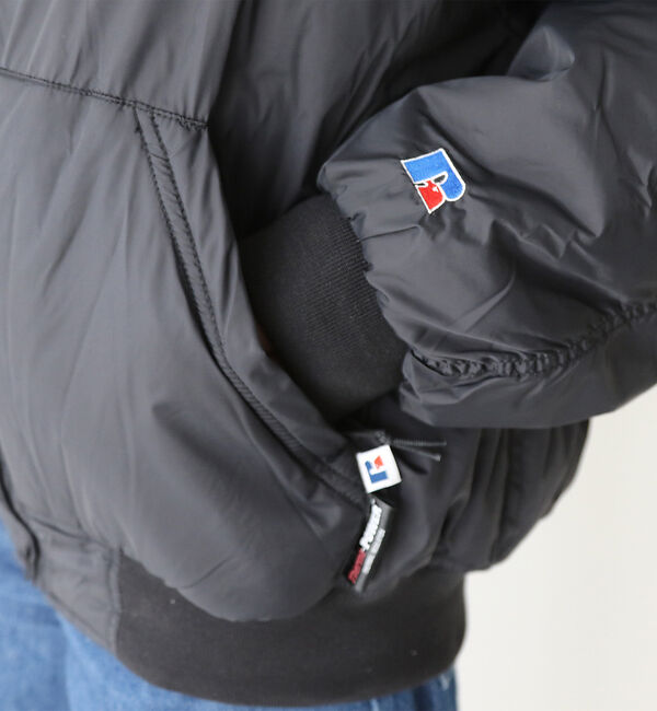 Rouge vif「【RUSSELL ATHLETIC/ラッセル アスレチック】ナイロンパファージッ」|ブルゾン・スタジャン|