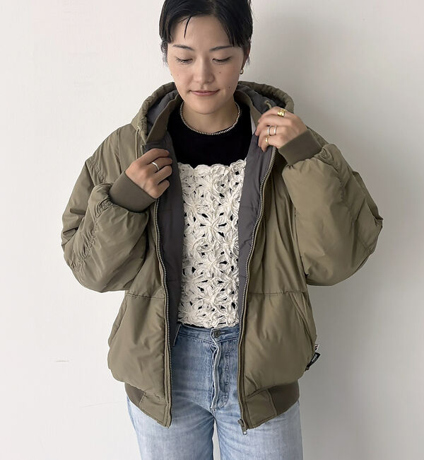 Rouge vif「【RUSSELL ATHLETIC/ラッセル アスレチック】ナイロンパファージッ」|ブルゾン・スタジャン|