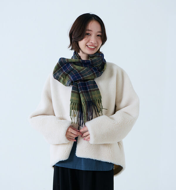 Rouge vif「【BARBOUR/バブアー】タータンスカーフ / マフラー / ウール / チェ」|マフラー|