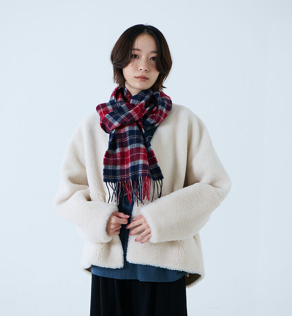 Rouge vif「【BARBOUR/バブアー】タータンスカーフ / マフラー / ウール / チェ」|マフラー|