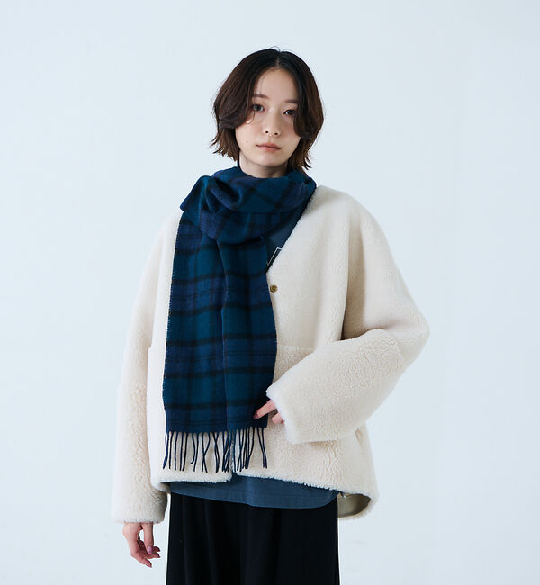 Rouge vif「【BARBOUR/バブアー】タータンスカーフ / マフラー / ウール / チェ」|マフラー|