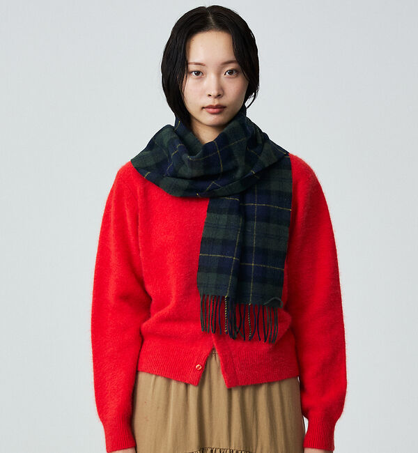 Rouge vif「【BARBOUR/バブアー】タータンスカーフ / マフラー / ウール / チェ」|マフラー|