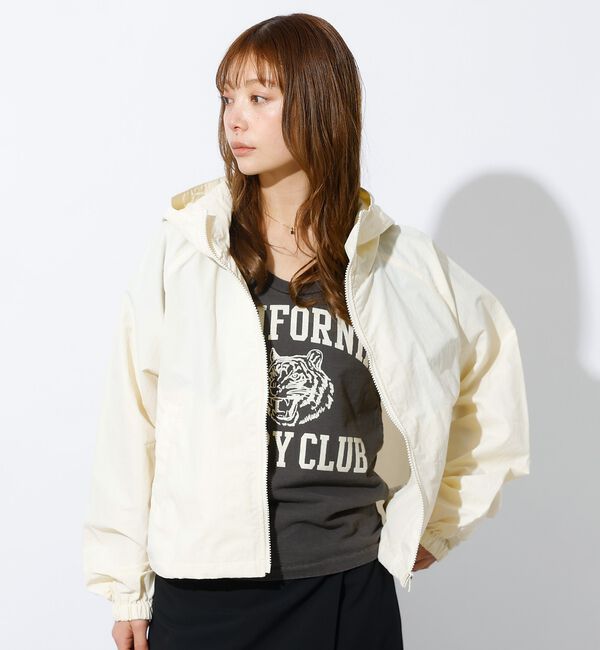 Rouge vif「【La Hutte / ラ ユット】ナイロンブルゾン / フーディーブルゾン /」|ブルゾン・スタジャン|