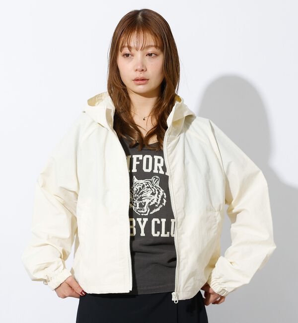 Rouge vif「【La Hutte / ラ ユット】ナイロンブルゾン / フーディーブルゾン /」|ブルゾン・スタジャン|