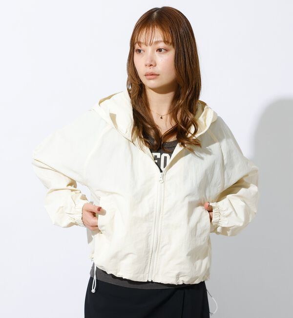 Rouge vif「【La Hutte / ラ ユット】ナイロンブルゾン / フーディーブルゾン /」|ブルゾン・スタジャン|