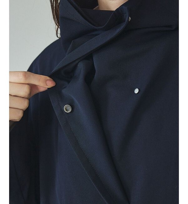 qualite「【大人のスプリングコート】オーバースタンドコート【予約】」|トレンチコート|