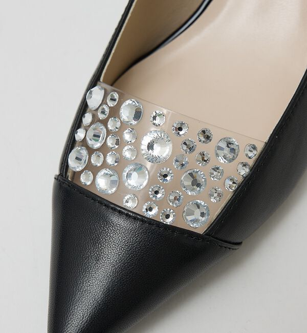 AU BANNISTER「ラインストーンパンプス」|パンプス|