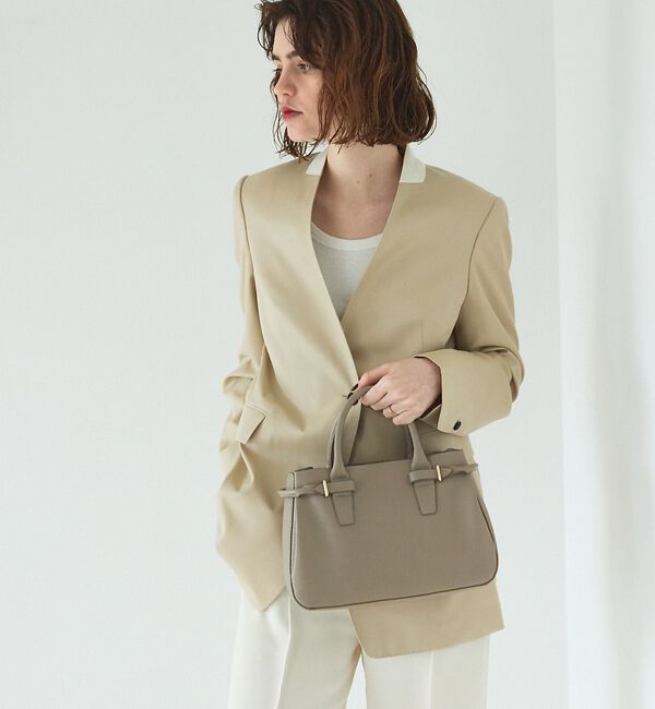 LOWELL things「Lien/レザー3層2WAYトート」|トートバッグ|