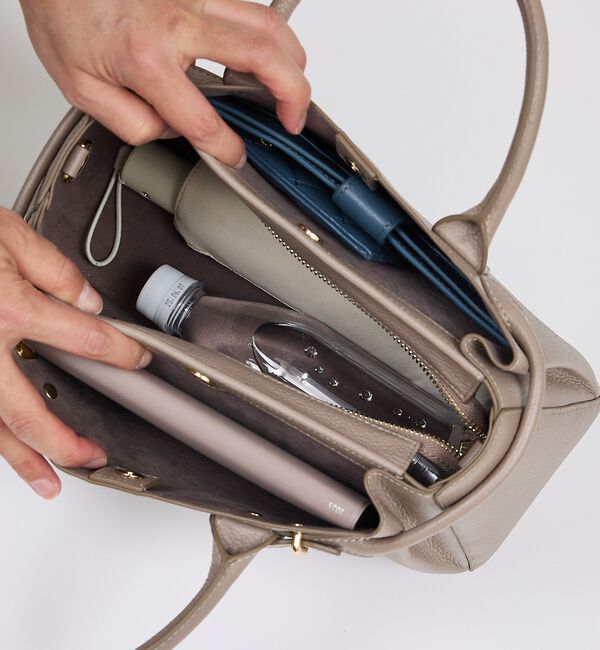 LOWELL things「Lien/レザー3層2WAYトート」|トートバッグ|