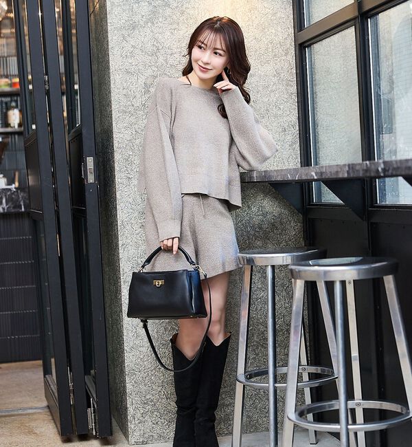 LOWELL things「【ちばゆかさんコラボ】3WAYスクエアハンドバッグ」|ハンドバッグ|