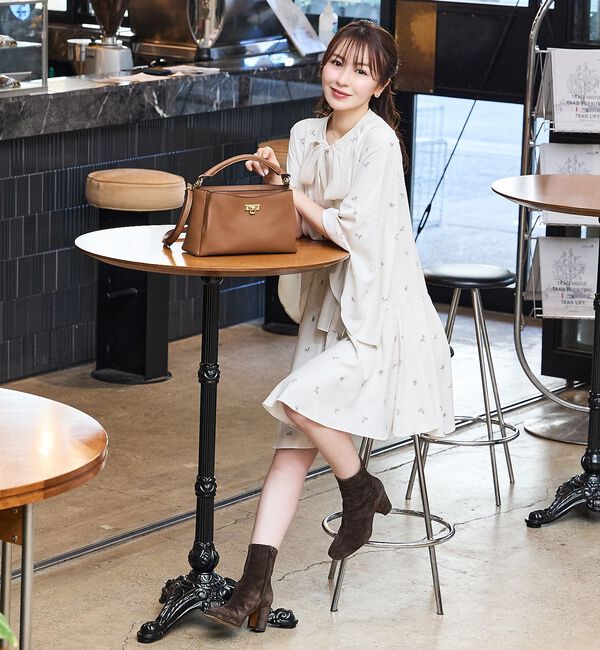 LOWELL things「【ちばゆかさんコラボ】3WAYスクエアハンドバッグ」|ハンドバッグ|